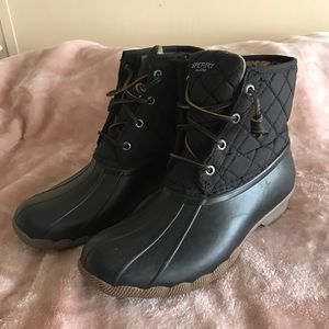 NEVER worn sperry duck boots